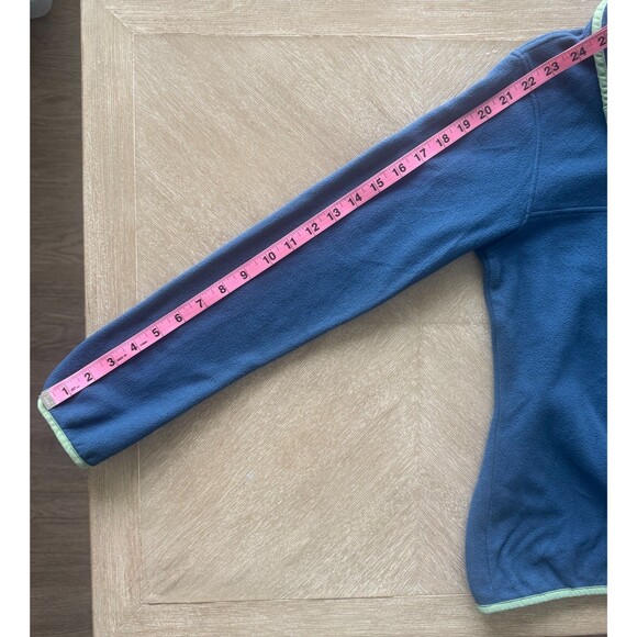 Patagonia Sweater Women Extra Small XS Blue Micro D Snap-T Pullover Fleece 26020 - Picture 10 of 10